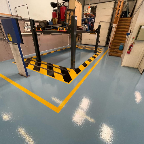 MOT Bays and Machines in automotive workshop project