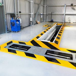 a purpose-built Class 7 MOT testing facility